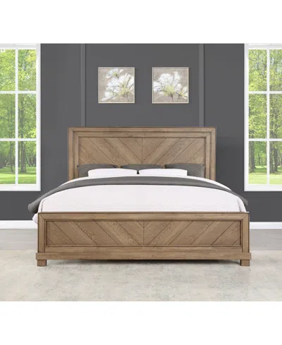 Macy's Alpine Queen Bed In Transparent