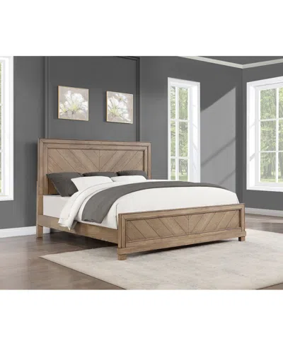 Macy's Alpine Queen Bed In Transparent
