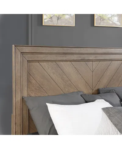 Macy's Alpine Queen Bed In Transparent