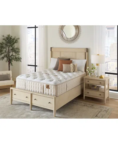 Hotel Natural Collection By King Koil Lotus 16" Trim Line Medium Mattress, King, Exclusively At Macy's In Transparent