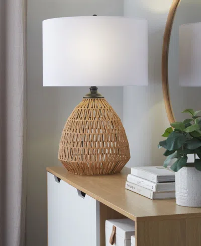 Lumisource 29" Rattan Congo Contemporary Table Lamp In Multi
