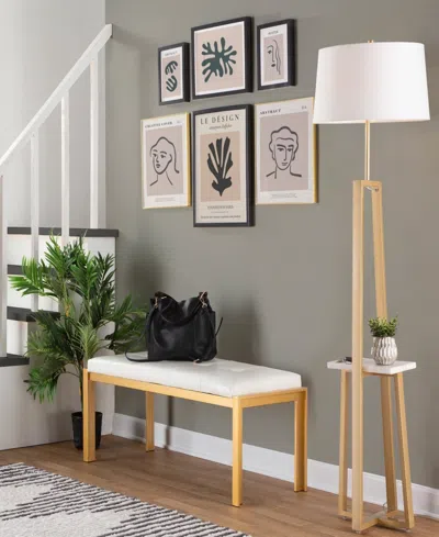 Lumisource 68" Wood Cosmo Floor Lamp In Multi