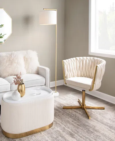 Lumisource 68" Marble Fran Floor Lamp In Multi