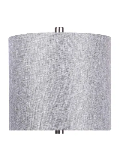 Lumisource 23" Metal Gemma Contemporary Table Lamp, Set Of 2 In Silver
