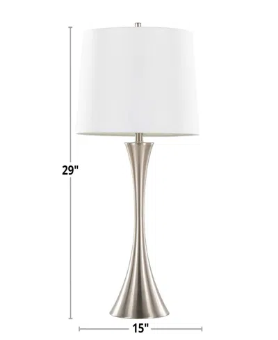 Lumisource 29" Metal Lenuxe Contemporary Table Lamp, Set Of 2