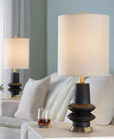 Lumisource 26" Polyresin Lloyd Contemporary Table Lamp, Set Of 2 In Multi