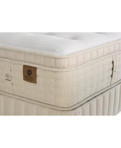 Hotel Natural Collection By King Koil Violet 15" Medium Euro Top Mattress Set, King, Exclusively At Macy's In Transparent