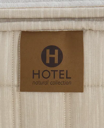 Hotel Natural Collection By King Koil Aster 16.5" Trim Line Medium Mattress Set, Queen Split, Exclusively At Macy's In Transparent