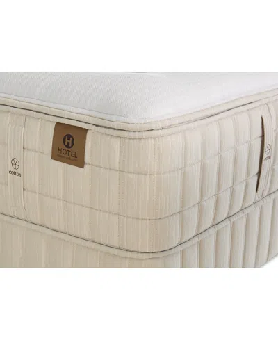 Hotel Natural Collection By King Koil Aster 16.5" Trim Line Plush Mattress Set, King, Exclusively At Macy's In Transparent