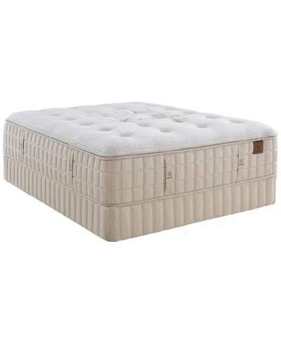 Hotel Natural Collection By King Koil Aster 16.5" Trim Line Plush Mattress Set, Queen Split, Exclusively At Macy's In Transparent