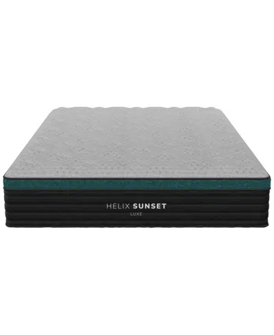 Helix Brooklyn Bedding  Sunset Luxe 13.5" Soft Euro Pillow Top Mattress In A Box In Transparent