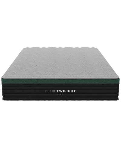 Helix Brooklyn Bedding  Twilight Luxe 13.5" Firm Euro Pillow Top Mattress In A Box In Transparent