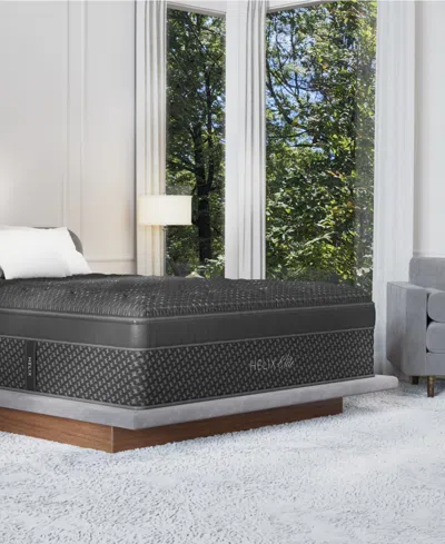 Helix Brooklyn Bedding  Sunset Elite 15" Soft Euro Pillow Top Mattress In A Box In Transparent