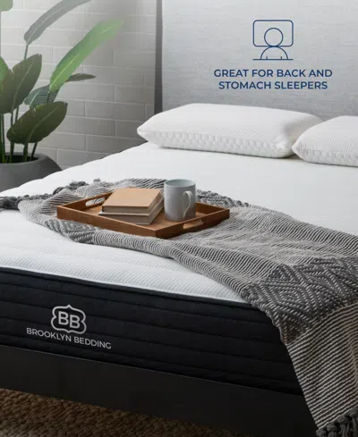 Brooklyn Bedding Select 10" Gel Memory Foam Hybrid Cushion Firm Tight Top Mattress In A Box In Transparent