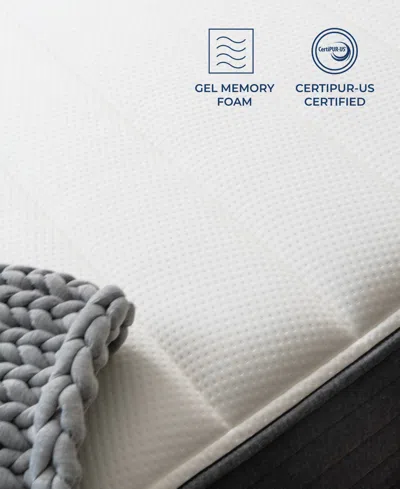 Brooklyn Bedding Select 12" Gel Memory Foam Hybrid Cushion Firm Tight Top Mattress In A Box In Transparent