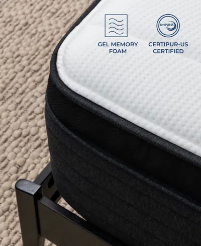 Brooklyn Bedding Select 14" Gel Memory Foam Hybrid Cushion Firm Tight Top Mattress In A Box In Transparent