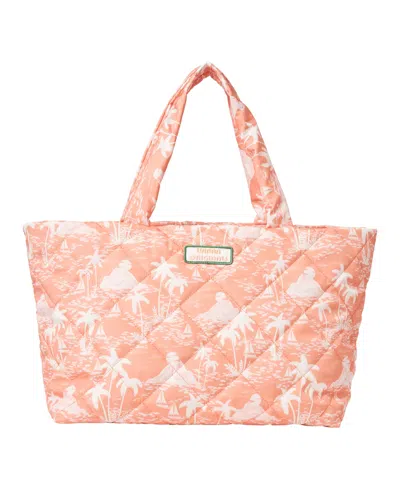 Urban Originals Tropical Extra Large Tote Bag In Orange