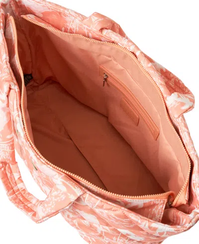 Urban Originals Tropical Extra Large Tote Bag In Orange