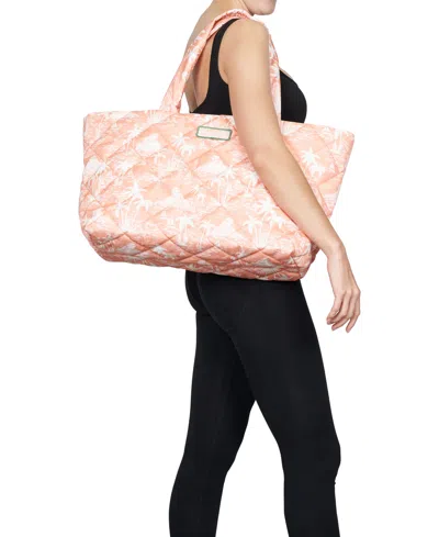 Urban Originals Tropical Extra Large Tote Bag In Orange