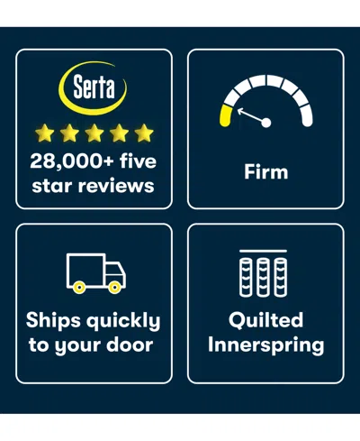 Serta Dream Haven 7" Firm Tight Top Mattress In A Box, Queen In Transparent