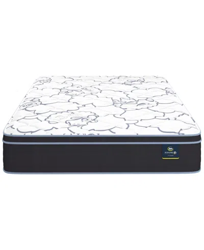 Serta 34th Street 12.5" Plush Euro-top Mattress Set, California King In Transparent