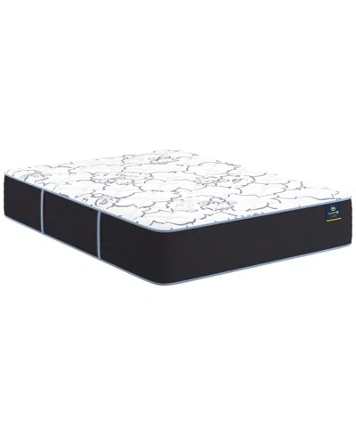 Serta 34th Street 13.5" Medium Tight Top Mattress Set, Queen In Transparent