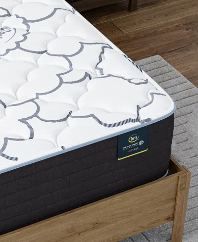 Serta 34th Street 13.5" Medium Tight Top Mattress Set, California King In Transparent