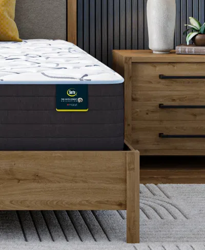 Serta 34th Street 13.5" Medium Tight Top Mattress Set, Queen Split In Transparent