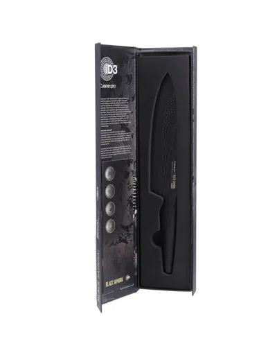 Cuisine::pro Id3 Black Samurai 8" Chefs Knife In Black