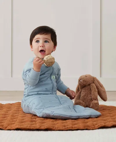 Ergopouch Baby Boys And Girls Jersey With Sleeves 3.5 Tog Sleeping Sack In Blue