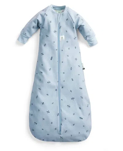 Ergopouch Baby Boys And Girls Jersey With Sleeves 1.0 Tog Sleeping Sack In Blue