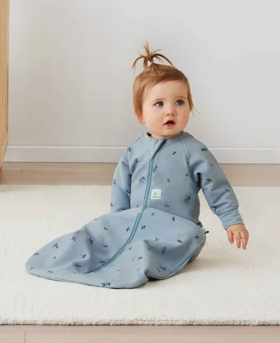 Ergopouch Baby Boys And Girls Jersey With Sleeves 1.0 Tog Sleeping Sack In Blue