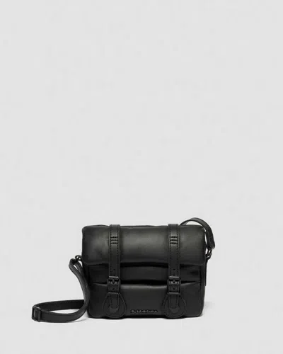 Dr. Martens 7 Inch Padded Leather Satchel In Black