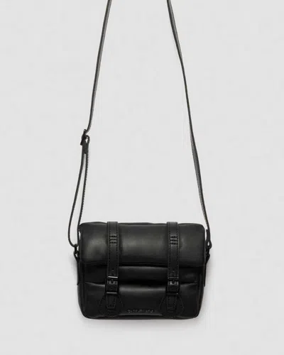 Dr. Martens 7 Inch Padded Leather Satchel In Black