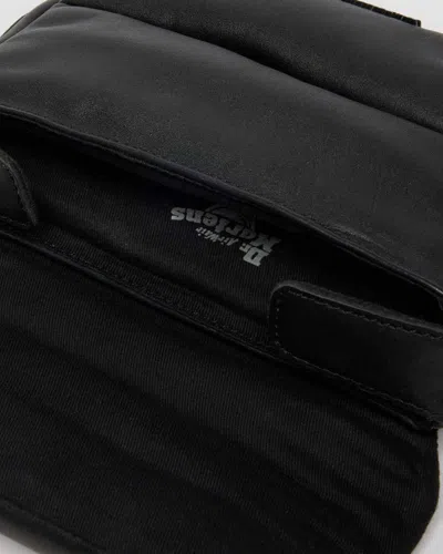 Dr. Martens 7 Inch Padded Leather Satchel In Black