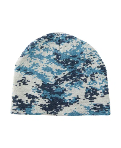 Cotton On Skull Beanie In Blue