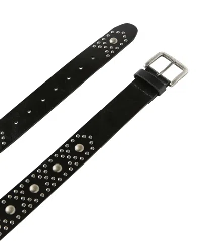 Cotton On Circle Stud Belt In Black