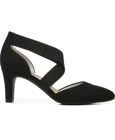 Lifestride Women's Gallery Crisscross Strappy Pumps In Black