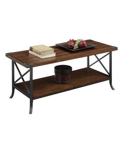 Convenience Concepts Brookline Coffee Table With Shelf