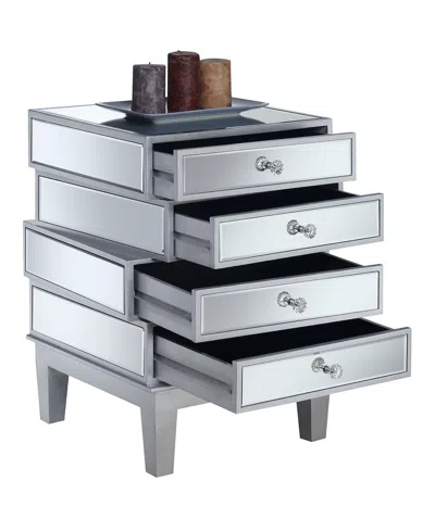 Convenience Concepts Gold Coast J Daniels 4 Drawer End Table