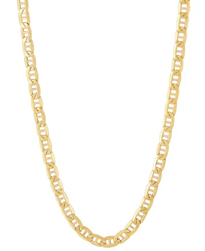 Italian Gold Lightweight Polished Mariner Link 24" Chain Necklace (5.5mm) In 14k Gold In Gold
