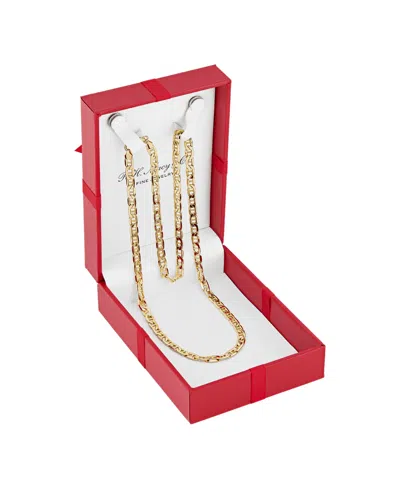 Italian Gold Lightweight Polished Mariner Link 24" Chain Necklace (5.5mm) In 14k Gold In Gold