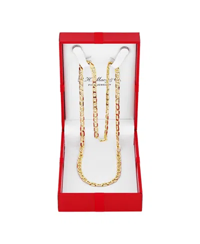 Italian Gold Lightweight Polished Mariner Link 24" Chain Necklace (5.5mm) In 14k Gold In Gold
