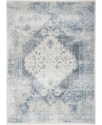 Nourison Home Astra Machine Washable Asw11 5'3" X 7' Area Rug In Multi