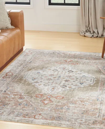 Nourison Home Astra Machine Washable Asw11 5'3" X 7' Area Rug