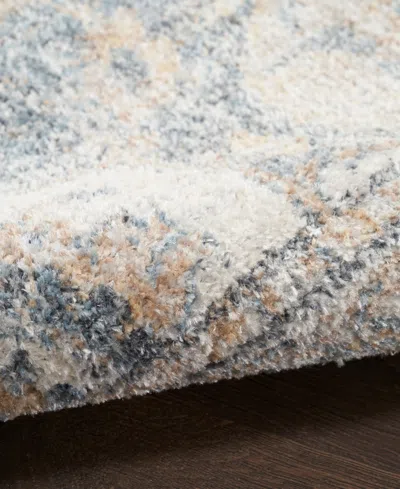 Nourison Home Astra Machine Washable Asw12 5'3" X 7' Area Rug In Multi