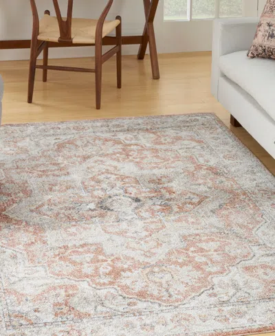 Nourison Home Astra Machine Washable Asw12 5'3" X 7' Area Rug