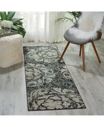 Long Street Looms Samuel Sam10 Ivory 2'2" X 7'6" Runner Rug