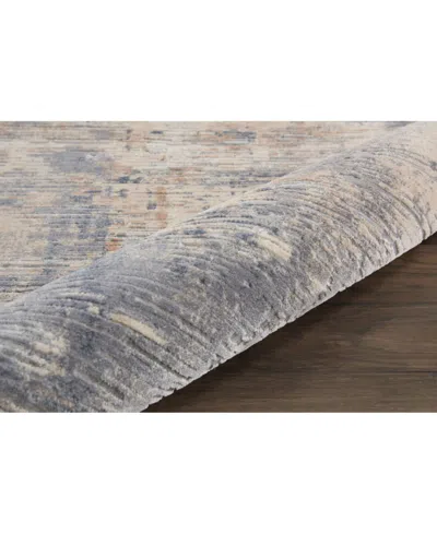 Nourison Home Rustic Textures Rus05 Beige And Gray 7'10" X 10'6" Area Rug In Multi