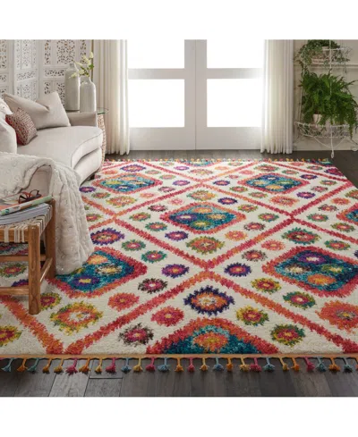 Nourison Home Closeout!  Nomad Nmd05 Navy 7'10" X 10'6" Area Rug